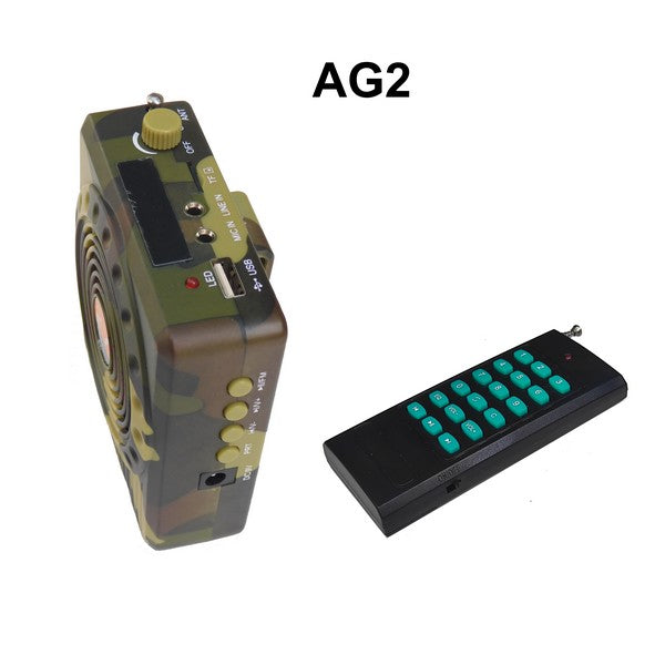 RIPRODUTTORE AMPLIFICATORE RADIO TASCABILE RICARICABILE CON TELEDOMANDO – AG2 FC