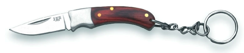 COLTELLO PORTACHIAVI CON MANICO LEGNO LAMA 3,5 CM