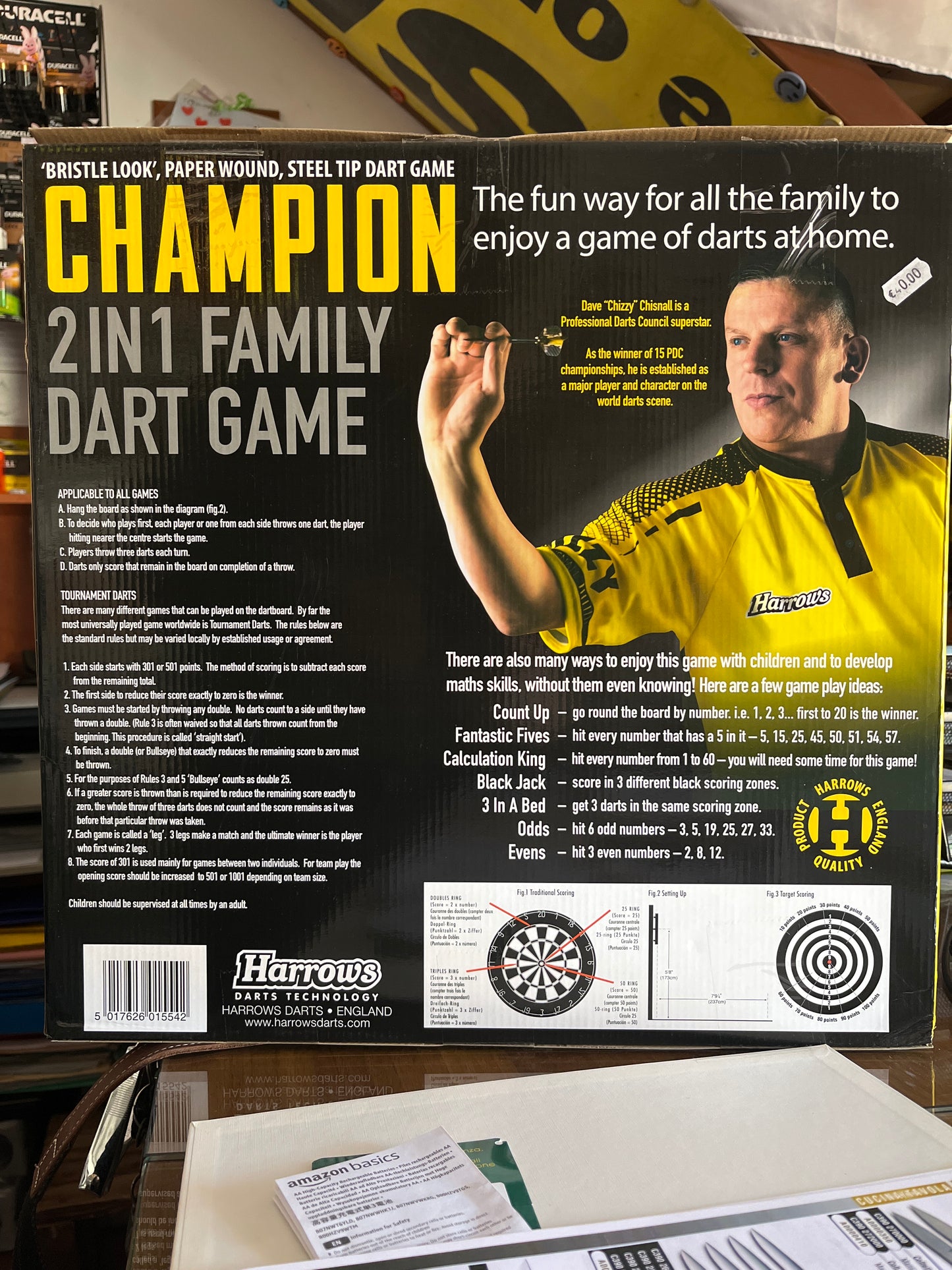 CENTRO DARDI H. CHAMPION COMPRENDE 6 FRECCETTE