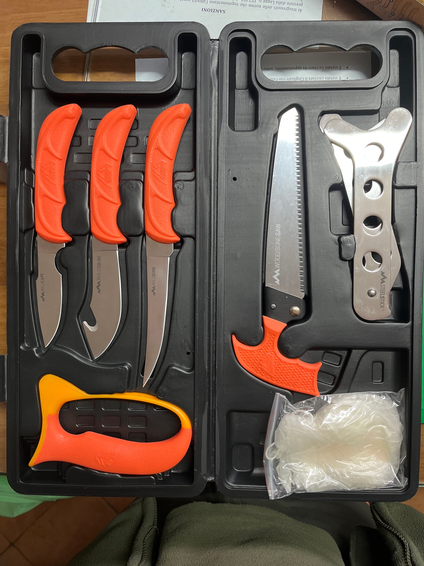 Set di 8 coltelli per macellazione