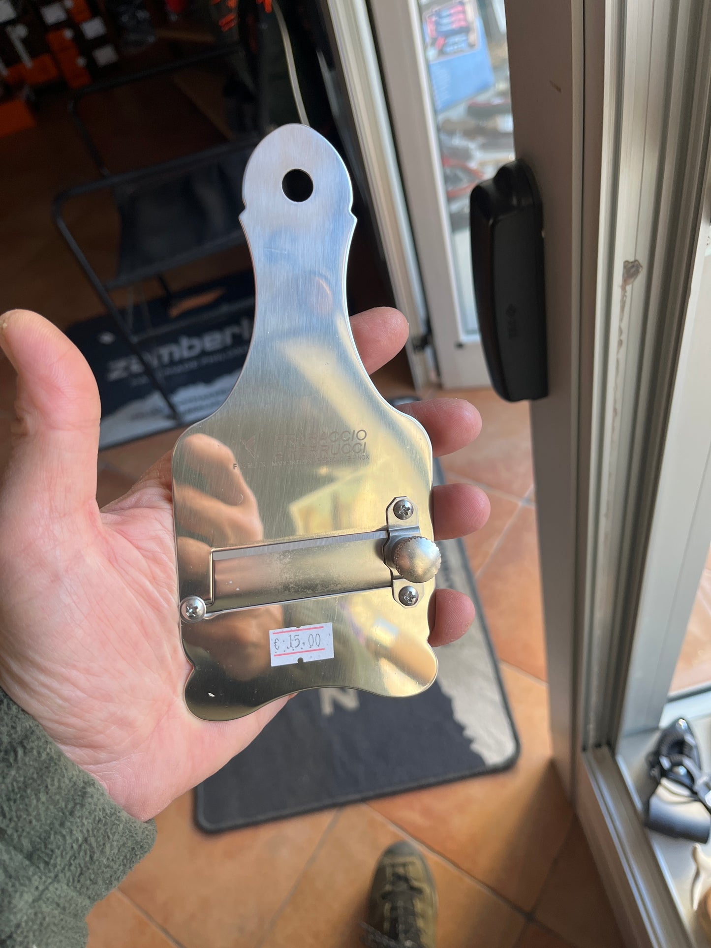 Affetta tartufi inox