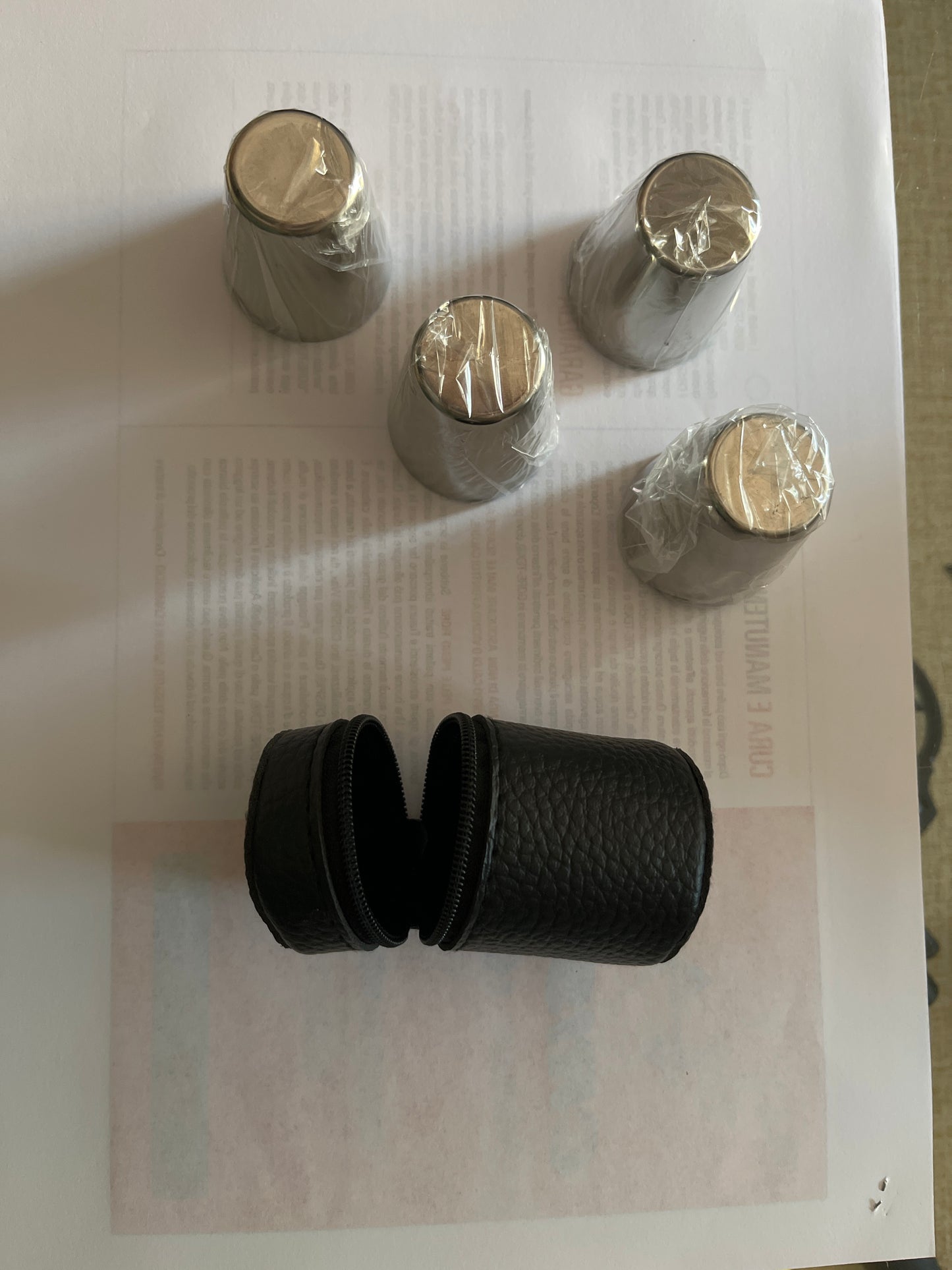 Set 4 bicchieri grappa caffè