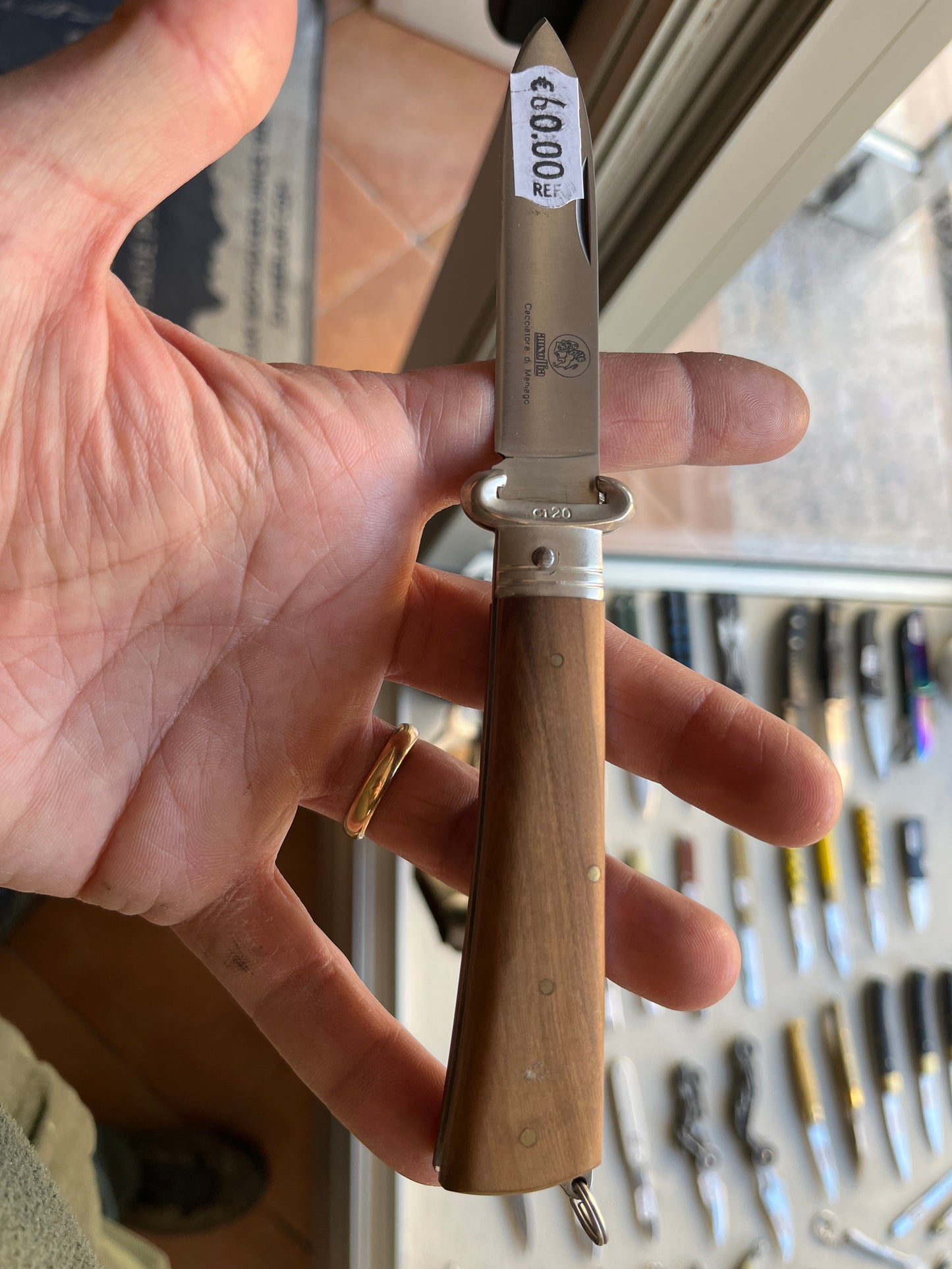 Coltello cacciatore di maniago Ausonia inox