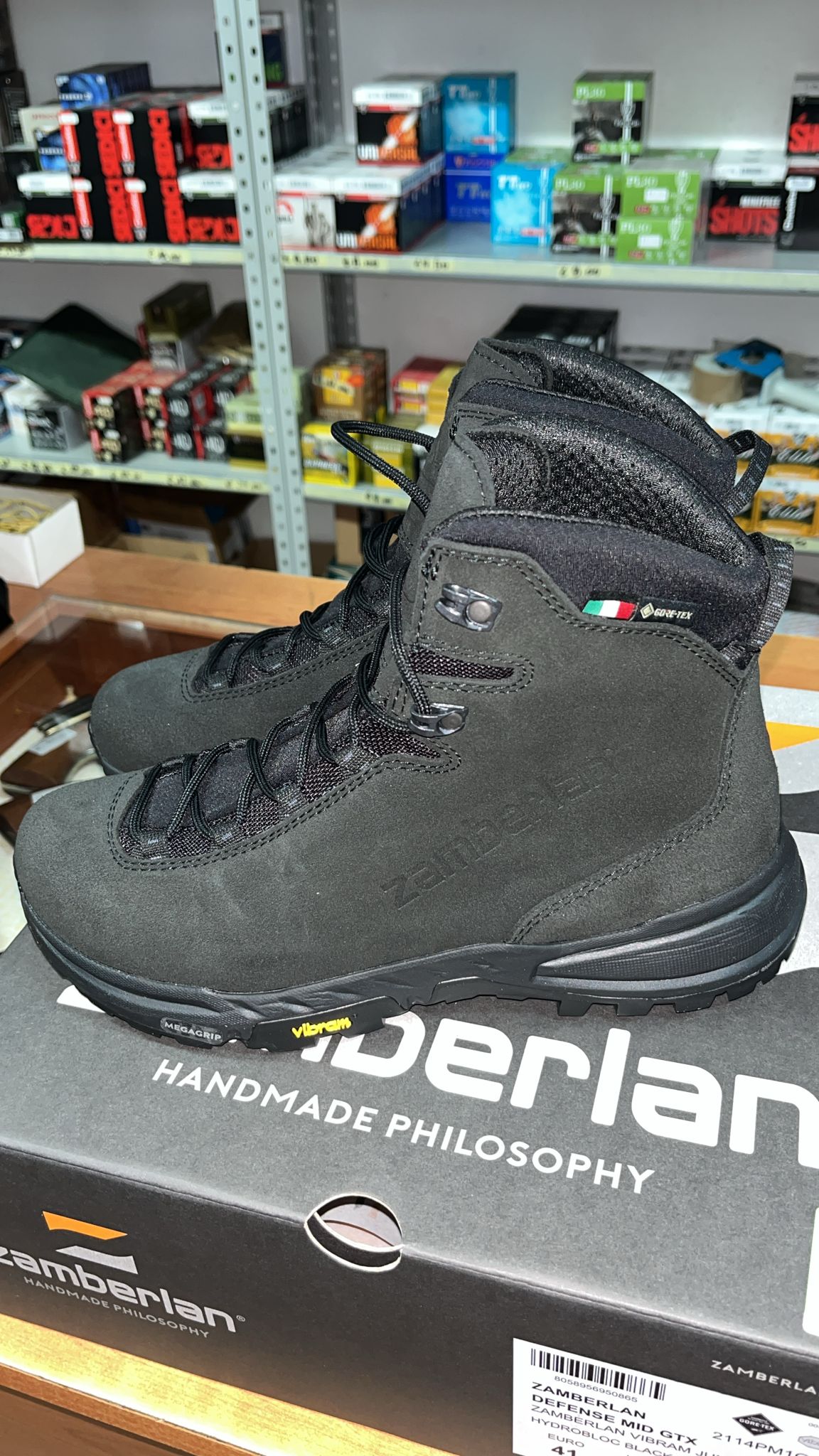 Scarpe Scarpone da Caccia Zamberlan 2114 DEFENSE MID GTX blakc