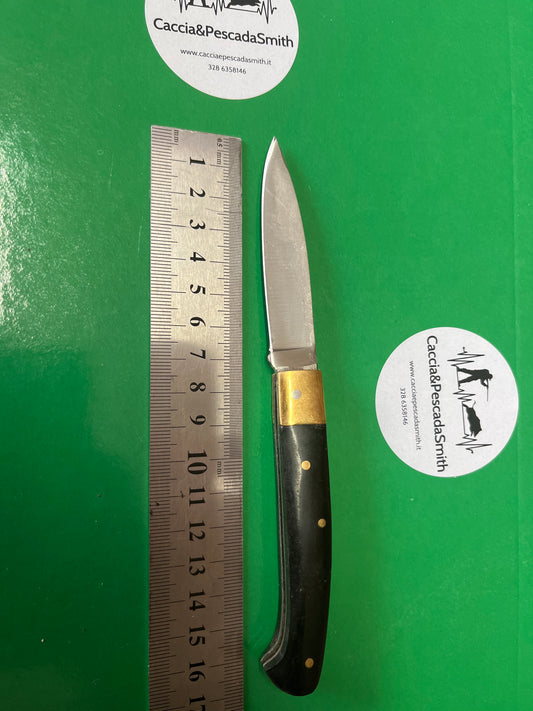 Coltello economico manico corno scuro
