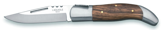 COLTELLO CON MANICO IN LEGNO VIROLA IN ACCIAIO LAMA 9 CM