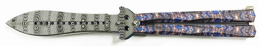 COLTELLO BUTTERFLY decorato
