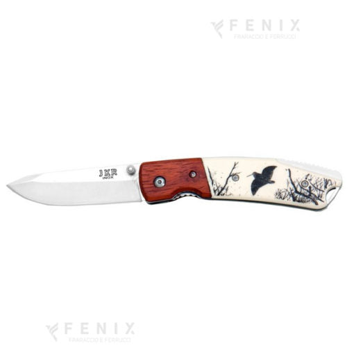 COLTELLO CON BECCACCIA SUL MANICO LAMA 7,5 CM