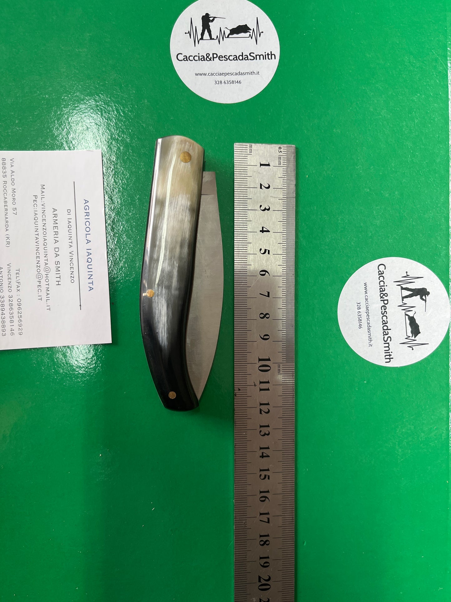 Coltello da caccia Cudeman, manico in corno di toro