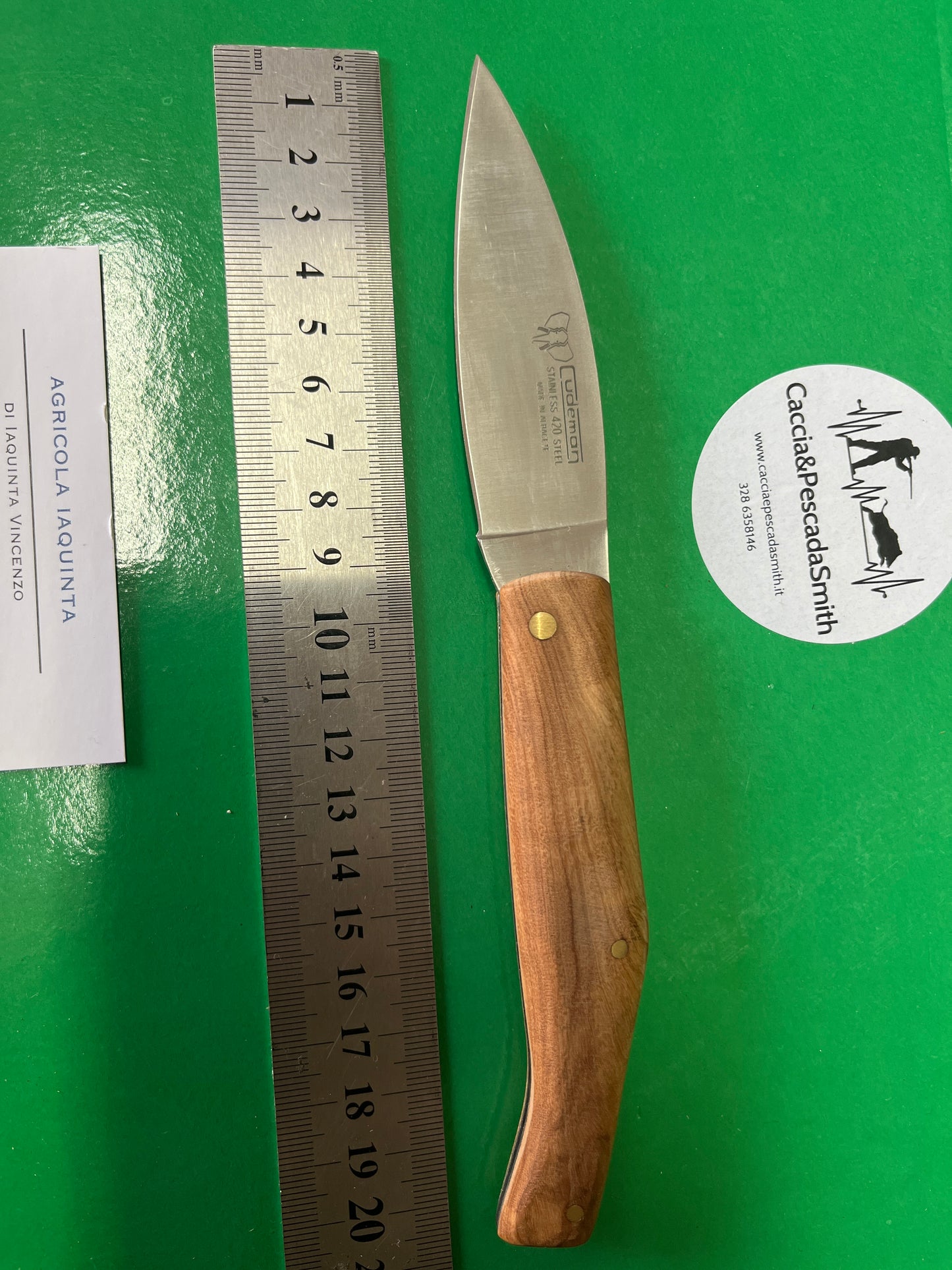 COLTELLO CUDEMAN PIEGHEVOLE LEGNO 443-L