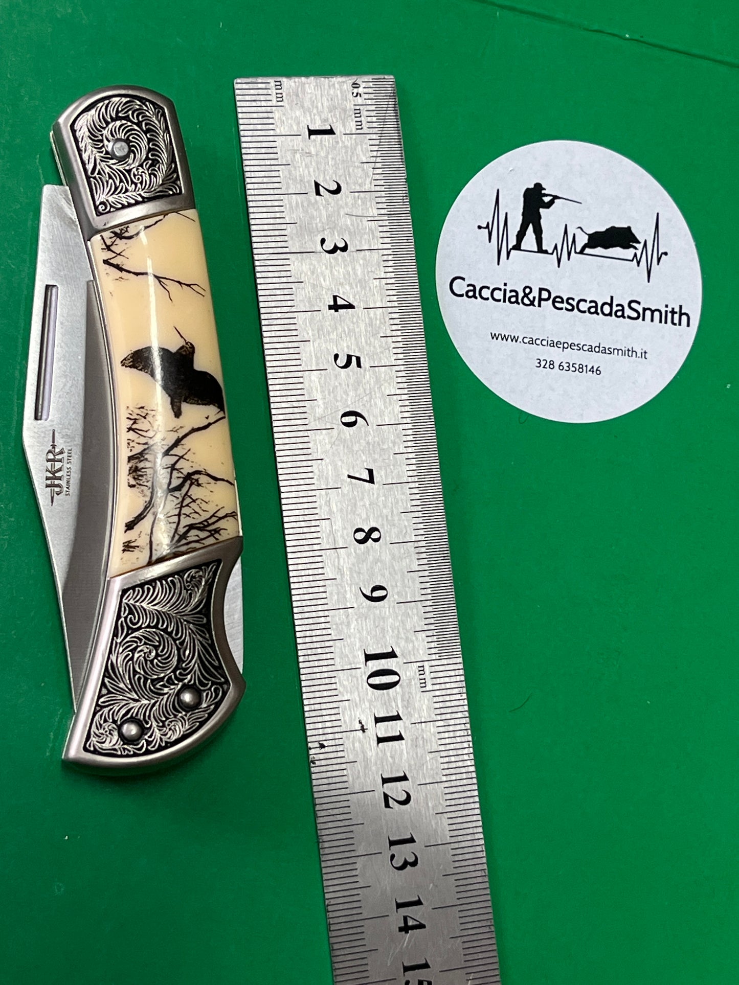 Coltello tascabile decorato