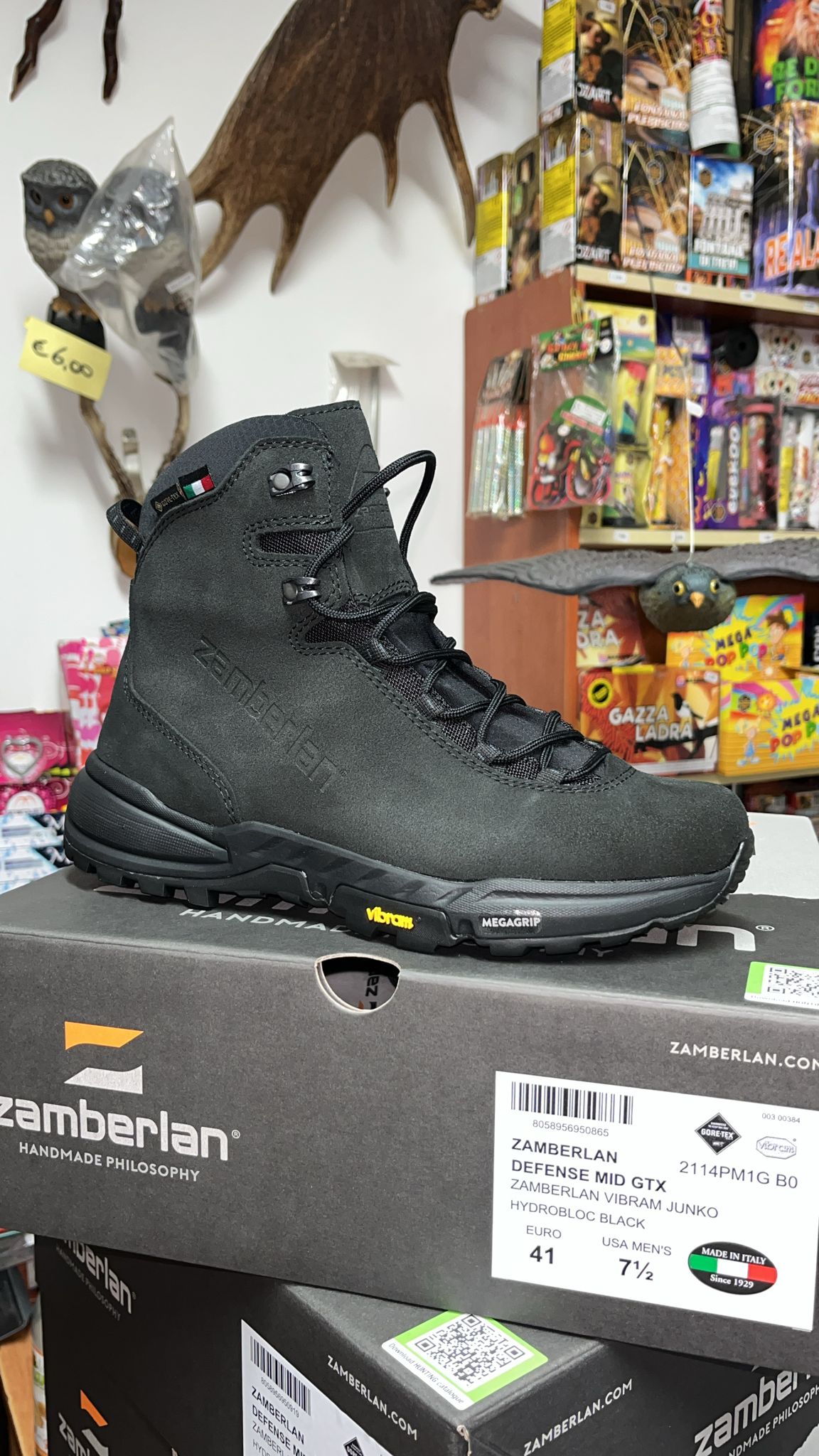 Scarpe Scarpone da Caccia Zamberlan 2114 DEFENSE MID GTX blakc